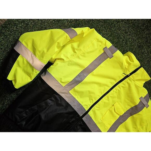 Be Tenacious Work Gear “GloWear” Men’s Winter Bomber Jacket Sz 4XL Ergodyne EUC - Picture 3 of 8
